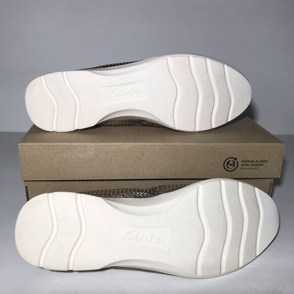 Clarks Collection Jenette Ease Perforated Leather Flats - Picture 7 of 7